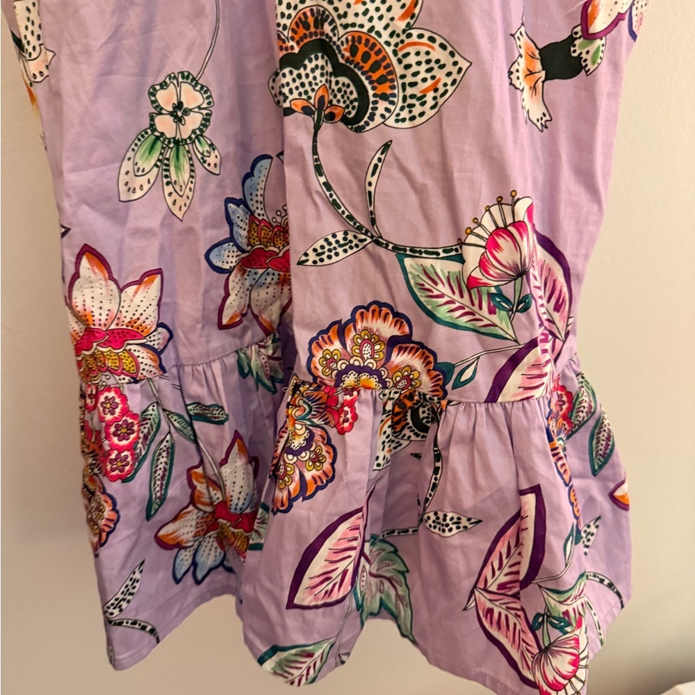 Karen Millen Purple and White Floral Dress - Picture 7 of 9